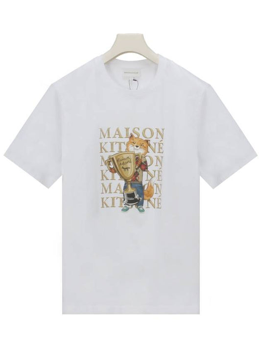 Fox Champion Regular Short Sleeve T-Shirt White - MAISON KITSUNE - BALAAN 2