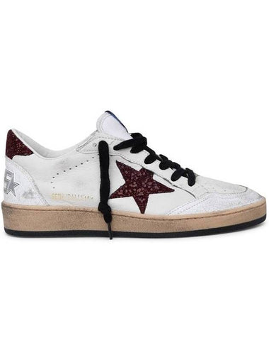 Ballstar Leather Low Top Sneakers White - GOLDEN GOOSE - BALAAN 1