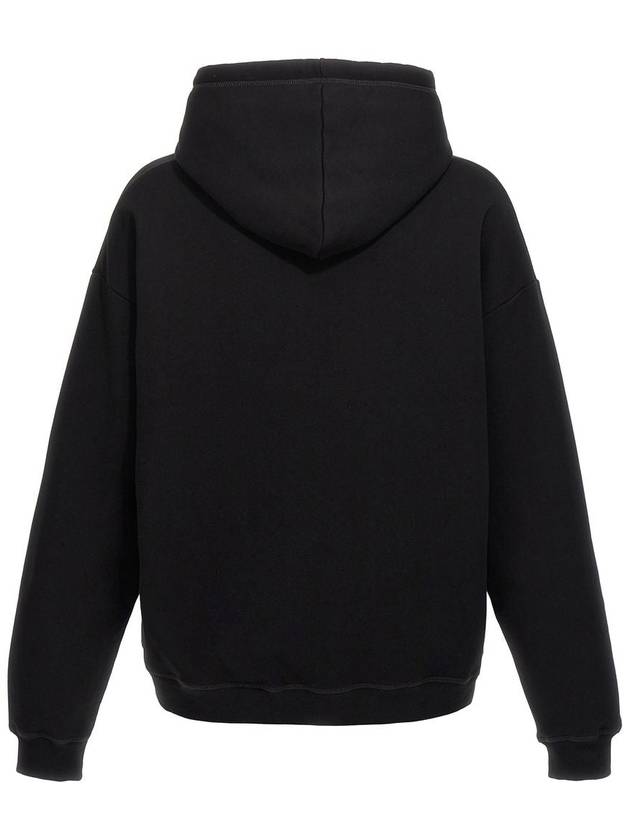 Icon Relax Fit Hoodie Sweatshirt Black - DSQUARED2 - BALAAN 3