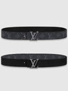 LV Initiales 35MM Reversible Monogram Leather Belt Black - LOUIS VUITTON - BALAAN 6