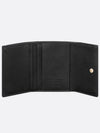 My Trifold Wallet Cannage Lambskin Black S6026ONMJ M900 - DIOR - BALAAN 4