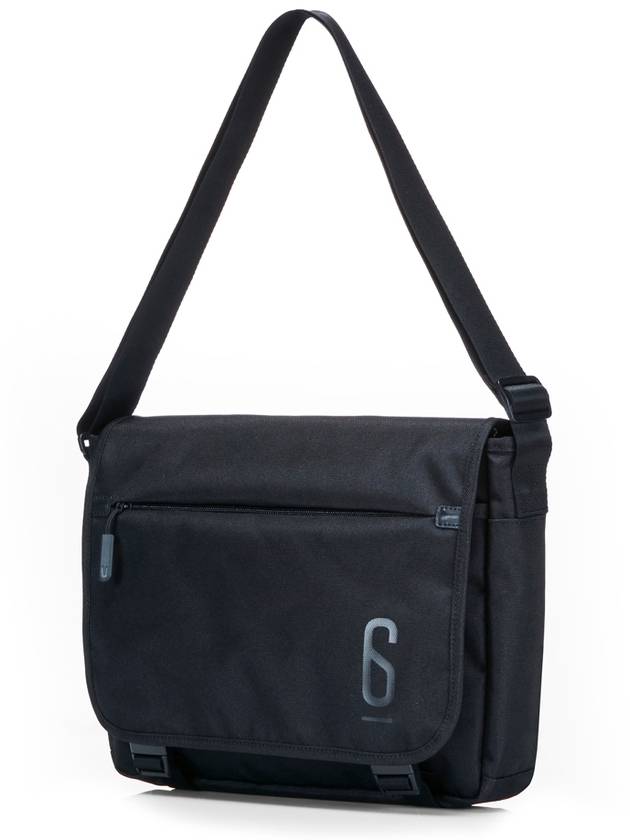 Men's Wide Three Crossbody Bag Black - UNION 6 - BALAAN 2