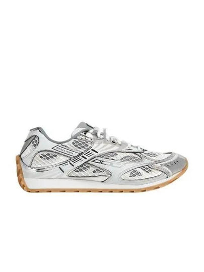 Orbit Mesh Low Top Sneakers Silver - BOTTEGA VENETA - BALAAN 2