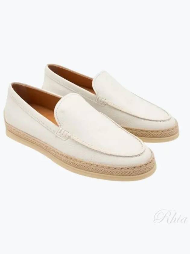 Leather Slipper Loafers White - TOD'S - BALAAN 2