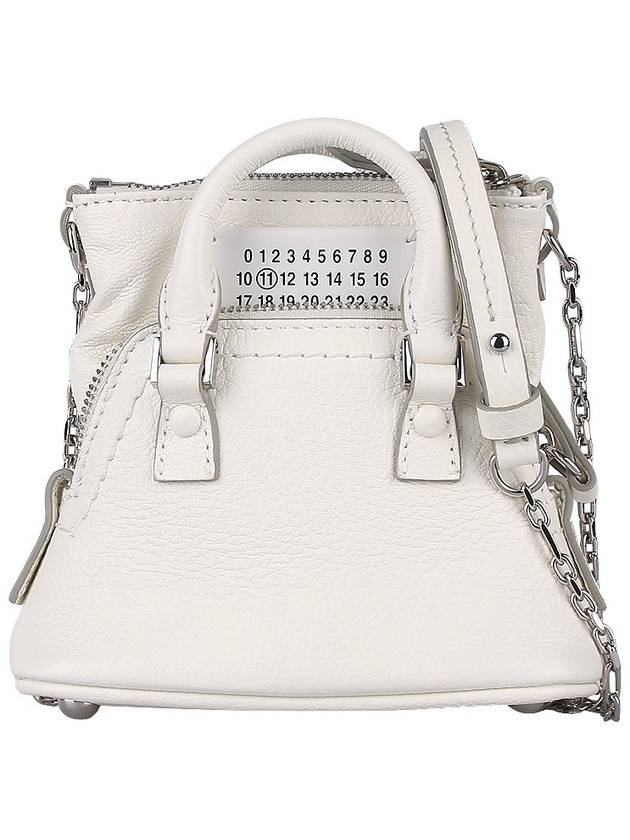 5AC Classic Baby Shoulder Bag White - MAISON MARGIELA - BALAAN 4