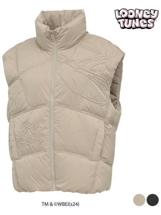 Women s Bugs Bunny Duck Down High Neck Padded Vest SN8LJV046 - SPARKS - BALAAN 2