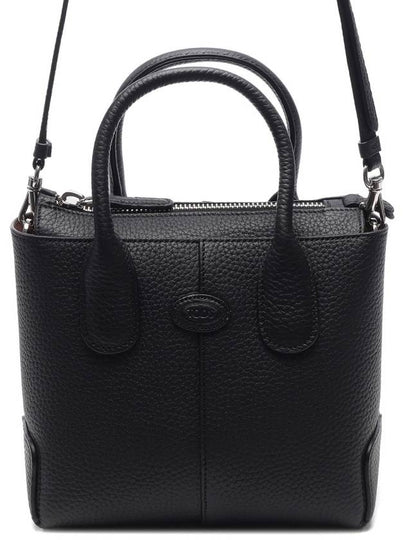 Di Leather Tote Bag Black - TOD'S - BALAAN 2