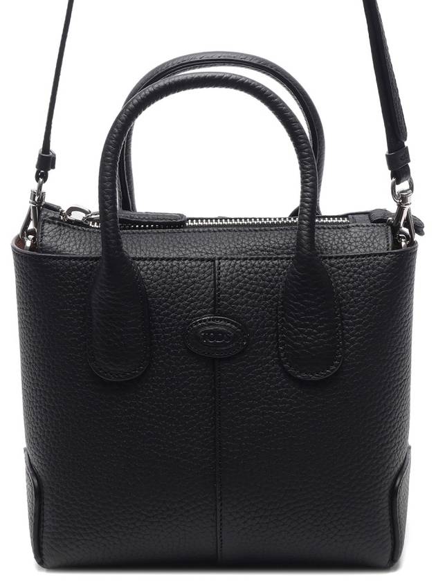 Di Leather Tote Bag Black - TOD'S - BALAAN 3