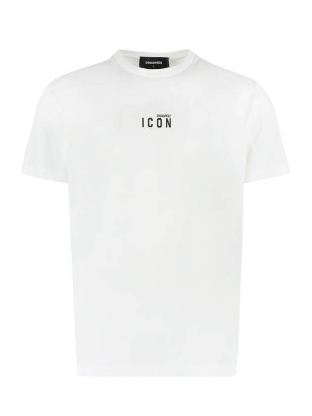 Short Sleeve T-Shirt S79GC0010S23009 989 White - DSQUARED2 - BALAAN 1