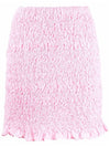 Gingham Check H Line Skirt Pink - MIU MIU - BALAAN 1