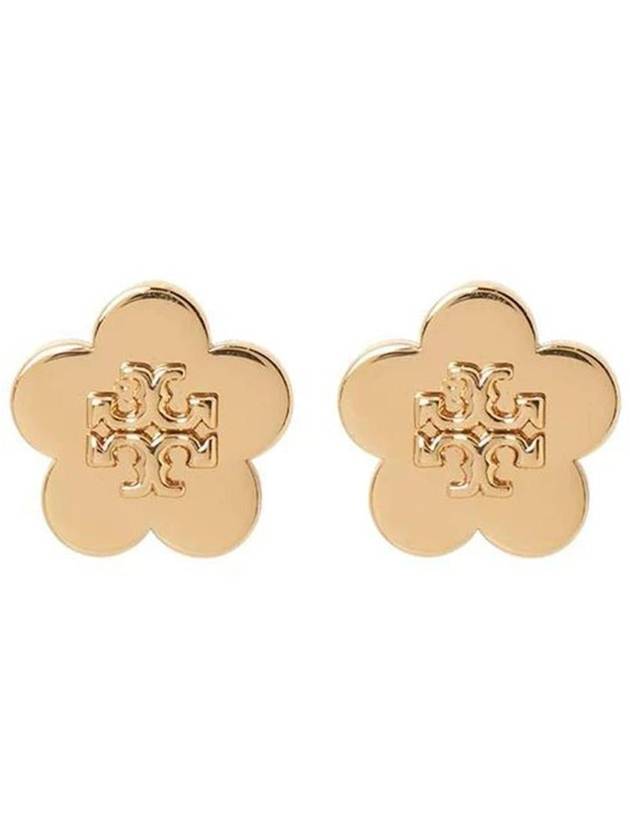 Kira Flower Stud Earring Gold - TORY BURCH - BALAAN 2