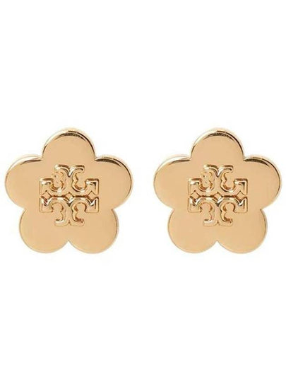 Kira Flower Stud Earring Gold - TORY BURCH - BALAAN 2