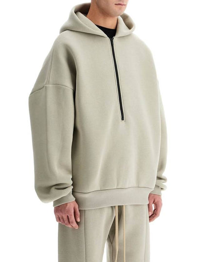 hooded sweatshirt with half zip - FEAR OF GOD - BALAAN 2