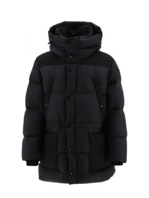 Logo Applique Nylon Puffer Coat Black - BURBERRY - BALAAN 2