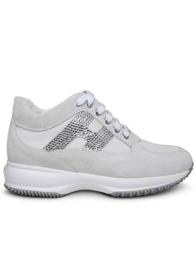 interactive low top sneakers gray silver - HOGAN - BALAAN 2