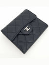 Caviar flap bifold wallet - CHANEL - BALAAN 3