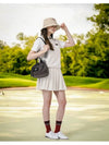 Signature combination pleated banding skirt IVORY - MONBIRDIE GOLF - BALAAN 3