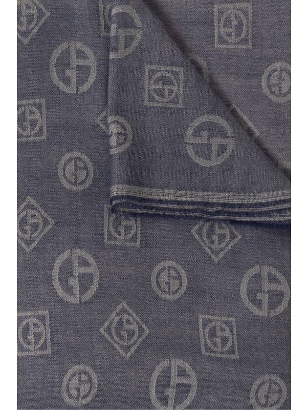 Giorgio Armani Cashmere Scarf, Men's, Navy Blue - GIORGIO ARMANI - BALAAN 3