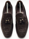 Men s Edgar Tassel Loafers Suede Brown - TOM FORD - BALAAN 5