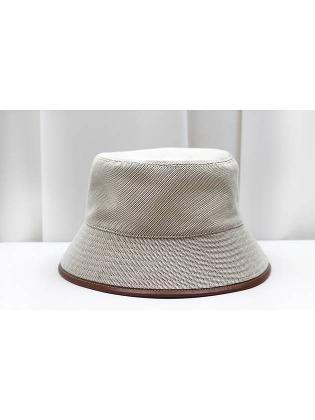 MIU MIU Canvas Beige Brandy Bucket Hat 5HC196 Up to 80 Off at BALAAN