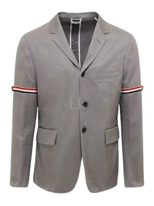 Armband Unconstructed Classic Jacket Navy Grey - THOM BROWNE - BALAAN 2