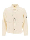 Cotton Linen Over Long Sleeve Shirt Beige - CP COMPANY - BALAAN 2