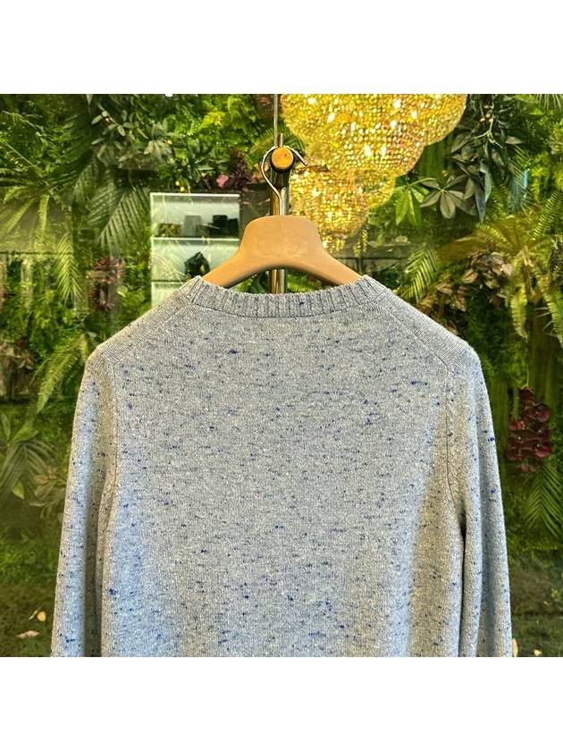 Crew Neck Knit Top Light Blue - BRUNELLO CUCINELLI - BALAAN 6