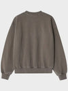 Overfit Classic Sweatshirt Ashed Brown - NOIRER FOR WOMEN - BALAAN 4