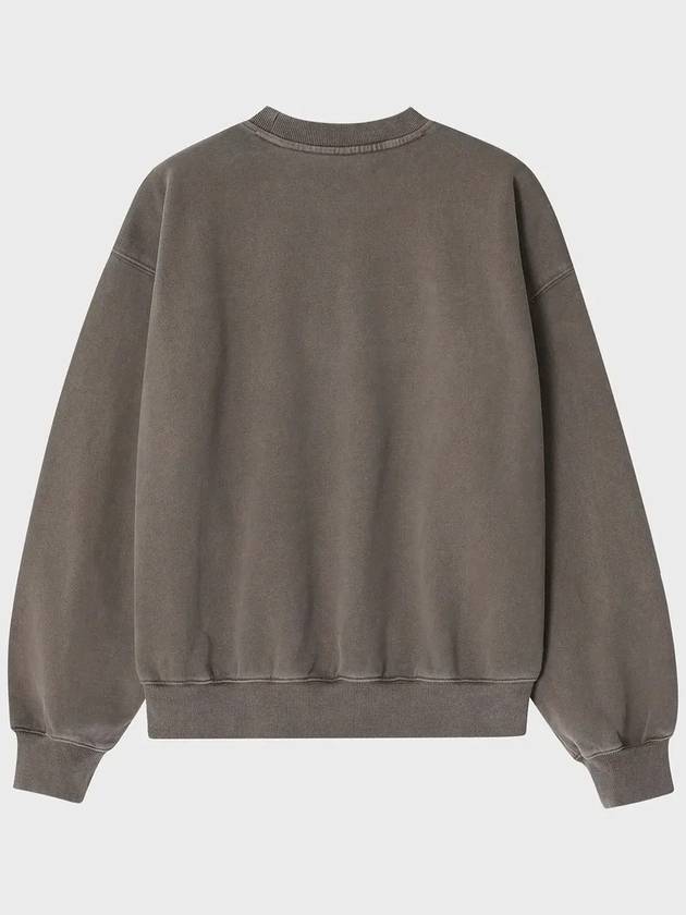 Overfit Classic Sweatshirt Ashed Brown - NOIRER FOR WOMEN - BALAAN 4