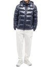 Men s Maya Hood Padded Navy 1A5360068950742 - MONCLER - BALAAN 4