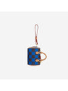 Damier Pop Mini Speedy Bag Charm Blue - LOUIS VUITTON - BALAAN 1