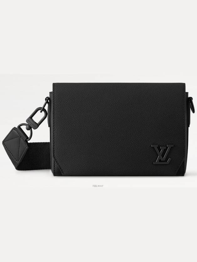 Takeoff PM Aerogram Messenger Bag Black - LOUIS VUITTON - BALAAN 2