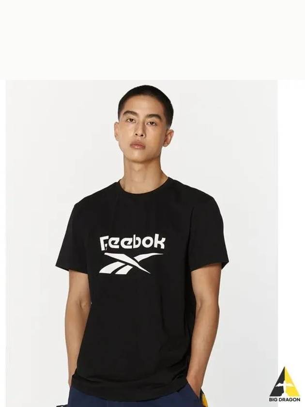 Big Logo T Shirt Black - REEBOK - BALAAN 1