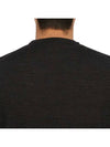 Men's Crew Neck Wool Knit Top Carbon - DRUMOHR - BALAAN 8