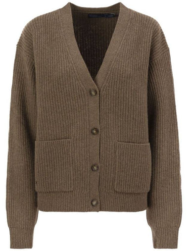 V-neck cashmere blend cardigan - POLO RALPH LAUREN - BALAAN 1