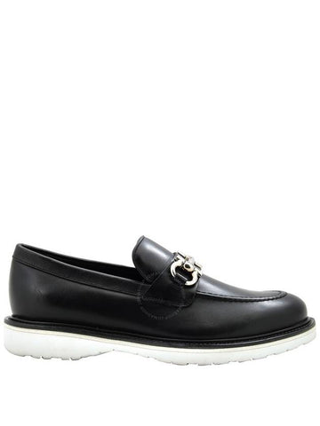 Ferragamo Black Leather Chelsea Loafers, Size 5.5 - SALVATORE FERRAGAMO - BALAAN 1