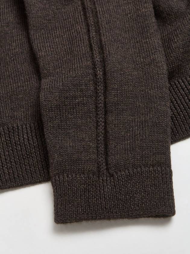 Merino Wool Knit Top Brown - OUR LEGACY - BALAAN 5