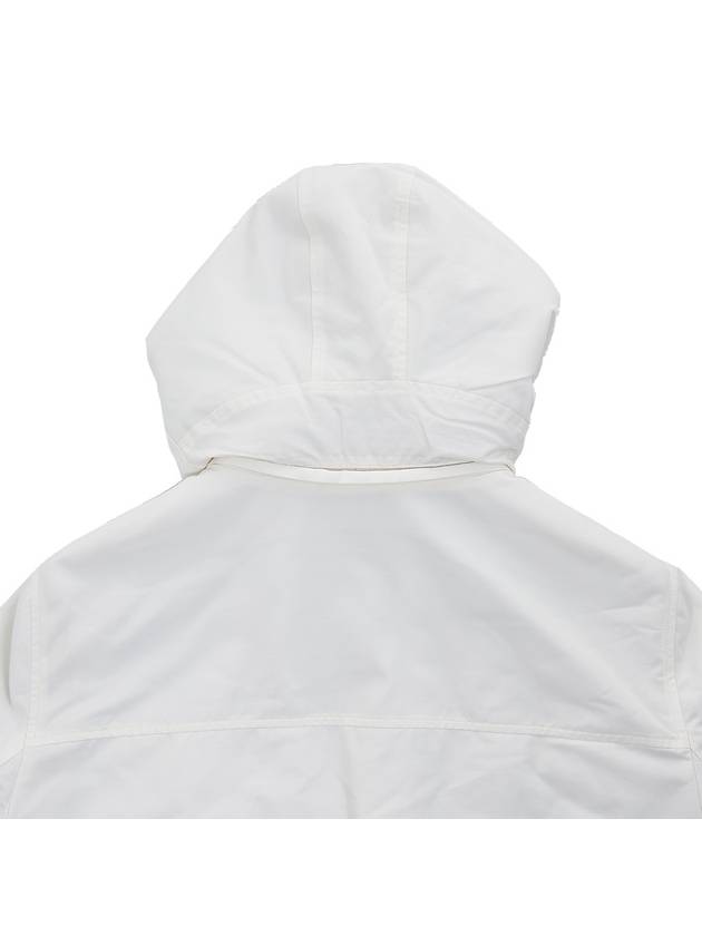 Nylon Gabardine Hooded Padded Jacket White - BRUNELLO CUCINELLI - BALAAN 9