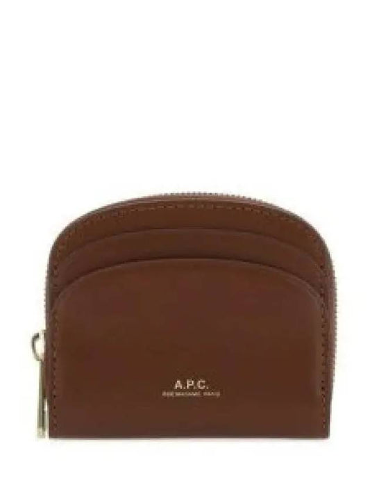 Half Moon Card Coin Wallet Brown - A.P.C. - BALAAN 2