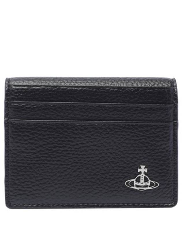 Re-Vegan Card Wallet Black - VIVIENNE WESTWOOD - BALAAN 1