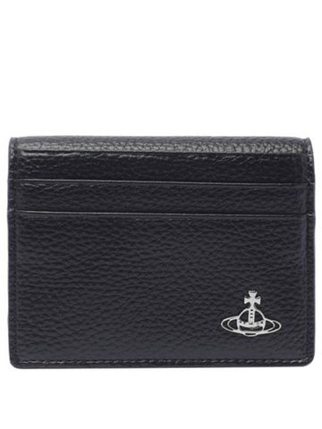 Re-Vegan Card Wallet Black - VIVIENNE WESTWOOD - BALAAN 1