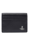 Re-Vegan Card Wallet Black - VIVIENNE WESTWOOD - BALAAN 1