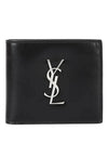 East/West Wallet In Smooth Leather Black - SAINT LAURENT - BALAAN 2