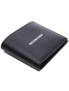 Cash Square Folded Wallet Black - BALENCIAGA - BALAAN 6