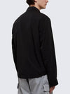 Men's Chrome R Over Shirt Zip Up Jacket Black - CP COMPANY - BALAAN 4