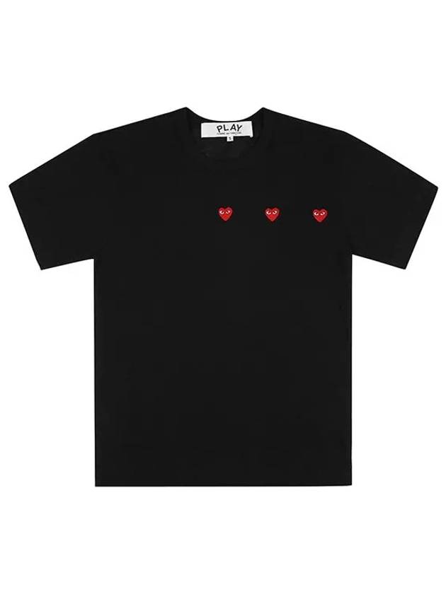 Logo Print Cotton Short Sleeve T Shirt Black - COMME DES GARCONS - BALAAN 3