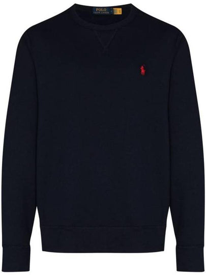 Embroidered Logo Pony Crew Neck Sweatshirt Navy - POLO RALPH LAUREN - BALAAN 2