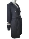 Size S Women's Wool Length 93cm Trench Coat - KARL LAGERFELD - BALAAN 5