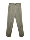 Cotton Chino Straight Pants Beige Khaki - AMI - BALAAN 3