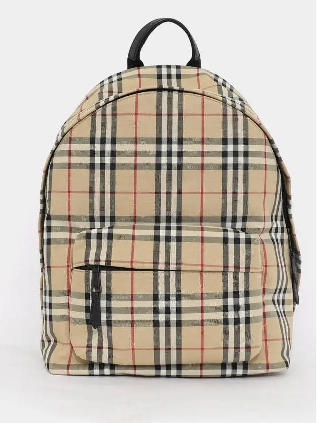 Vintage Check Motif Nylon Backpack Beige - BURBERRY - BALAAN 2